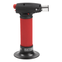 Micro Antorcha de Gas Butano / Auto-ignición / Llama Ajustable / 2 Horas de Operación Continua / Diseño Compacto