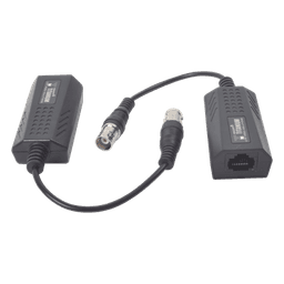 Extensor IP Pasivo / Conversión Ethernet sobre Coaxial / Alcance 200 m (656.2 ft) / 10 Mbps / Protección Sobretensiones 2 kV / Sin Alimentación Externa
