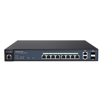 Controlador switch Poe serie Neutron de 8 puertos, (soporta hasta 50 AP serie Neutron)