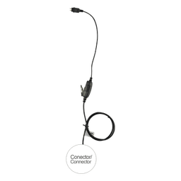 Micrófono de 1 cable serie LOC para KENWOOD NX-200/300/5200/5300, TK-480/2180/3180
