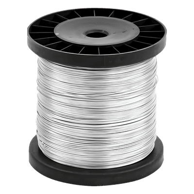 Bobina de 500 Metros (1640 Pies) / Alambre de Aluminio Reforzado / 16 AWG / Para Intemperie / Ideal para Cercas Electrificadas.