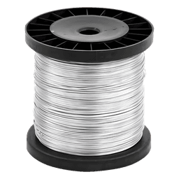 Bobina de 500 Metros (1640 Pies) / Alambre de Aluminio Reforzado / 16 AWG / Para Intemperie / Ideal para Cercas Electrificadas.