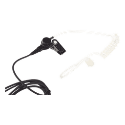 Micrófono-Audífono de Tubo Acústico / Grado Médico / PTT de Alta Resistencia / Cable Reforzado con Kevlar / Compatible con Radios KENWOOD y TXPRO
