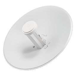 PowerBeam airMAX M5, hasta 150 Mbps, frecuencia 5 GHz (5170-5875 MHz) con antena tipo plato de 22 dBi