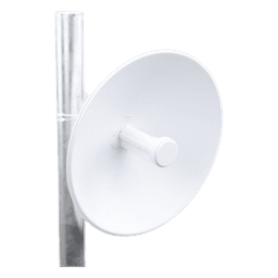 PowerBeam airMAX M5, larga distancia, frecuencia 5 GHz (5170-5875 MHz) con antena tipo plato de 25 dBi