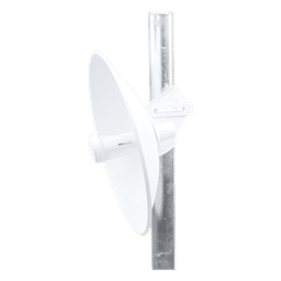 PowerBeam airMAX M5, larga distancia, frecuencia 5 GHz (5170-5875 MHz) con antena tipo plato de 25 dBi