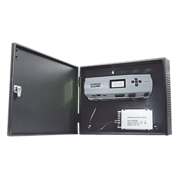 Controlador de Acceso / 4 Puertas / Biometría Integrada / 3,000 Huellas / Compatible con Sistemas de Elevadores (10 Pisos) / Incluye Gabinete y Fuente de Alimentación 12Vcc/5A 