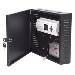 Controlador de Acceso / 4 Puertas / Biometría Integrada / 3,000 Huellas / Compatible con Sistemas de Elevadores (10 Pisos) / Incluye Gabinete y Fuente de Alimentación 12Vcc/5A 