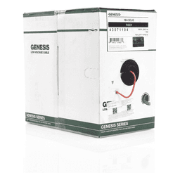 Bobina de 305 Metros (1000 Pies) de Alambre / 4 x 18 AWG / Riser / Tipo FPLR-CL3R / Resistente al Fuego / Color Rojo / Para Sistemas Contra Incendio o Sistemas de Evacuación