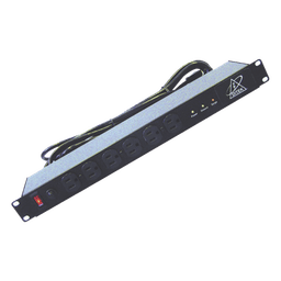 Protector Contra Sobretensiones de 120 VCA, 15 A, 12 Salidas, Montaje en Rack 1U, Servidores Montados en Rack, Sistemas de Voz, Controladores, Equipos de Video Vigilancia