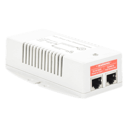 Inyector POE Para Aplicación Solar, Entrada 10-15 Vcc, Salida en 56 Vcc, 802.3 af/at, 10/100/1000 Mbps, Hasta 35 Watts