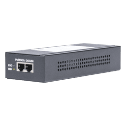Inyector Super Hi-PoE / 56 Vcc / 60 Watts / Para Domos HIKVISION PTZ / IP (-AE / DE) / Soporta 802.3 af / at / Para Aplicaciones de CCTV