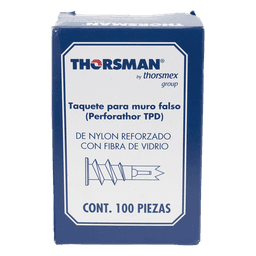 TPD Taquete auto-perforable color blanco (100pzs) (1301-01100)