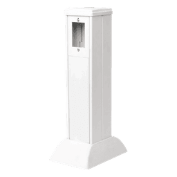 Mini Columna para Concentrar, Distribuir y Ordenar Cables de Energía Eléctrica o Puertos de Datos de Telecomunicaciones (10000-01000)