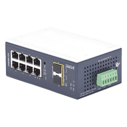 Switch Industrial Administrable Capa 2, 8 Puertos 10/100/1000T, 2 Puertos SFP 1G / 2.5 G BASE X