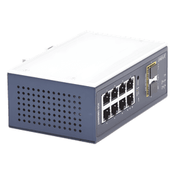 Switch Industrial Administrable Capa 2, 8 Puertos 10/100/1000T, 2 Puertos SFP 1G / 2.5 G BASE X
