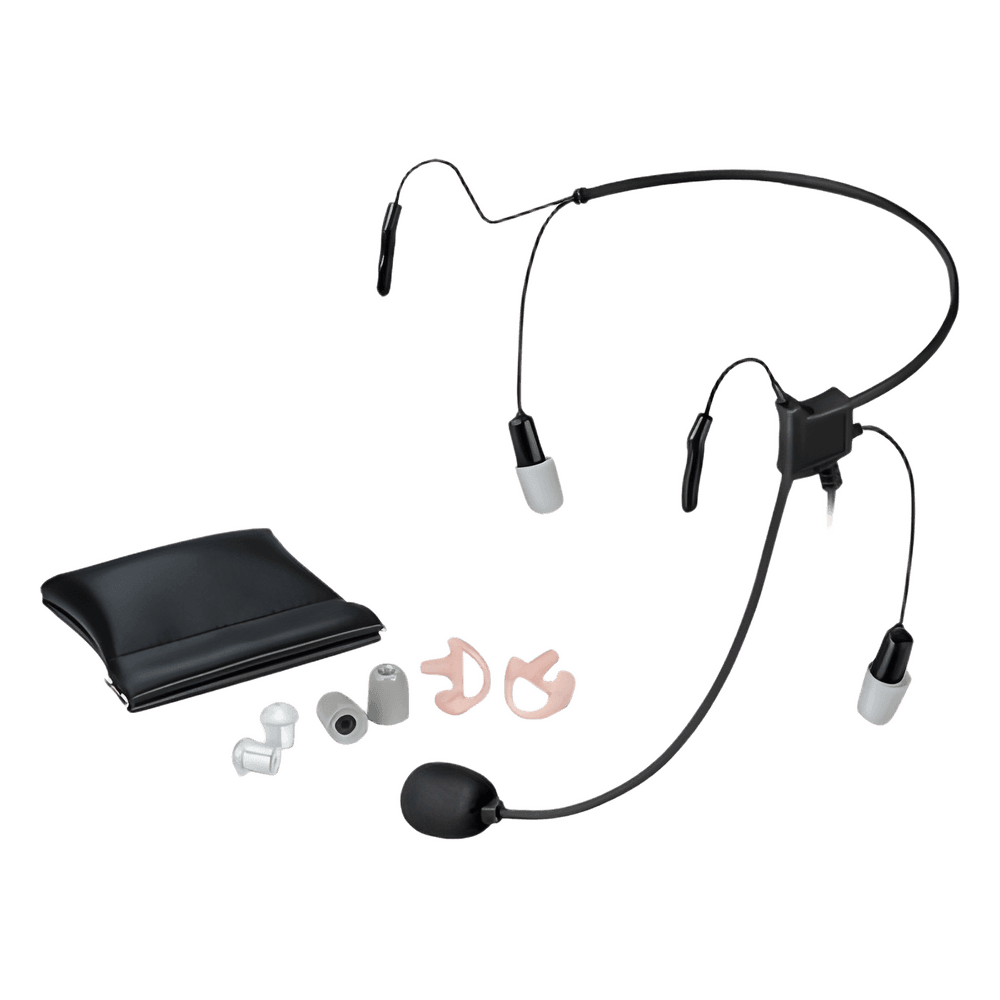 Diadema HURRICANE II para KENWOOD NX-200/300/410, TK-480/2180/3180