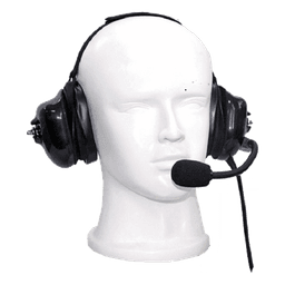 Auriculares Profesionales / Orejeras de Gel / Micrófono con Cancelación de Ruido / PTT Grande / Cable Kevlar / Conector M09 Motorola