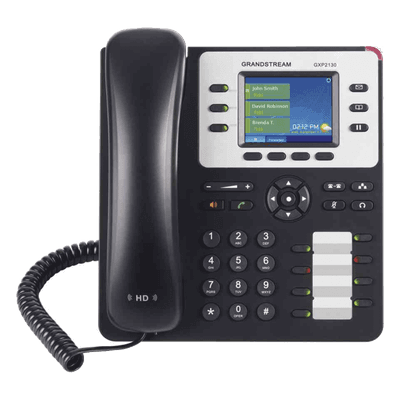Teléfono IP Empresarial / 3 Líneas SIP / Pantalla TFT LCD 2.8 Pulgadas / 8 Teclas BLF / Conferencia 4 Vías / PoE / Bluetooth / Dual Gigabit Ethernet