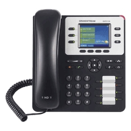 Teléfono IP Empresarial / 3 Líneas SIP / Pantalla TFT LCD 2.8 Pulgadas / 8 Teclas BLF / Conferencia 4 Vías / PoE / Bluetooth / Dual Gigabit Ethernet