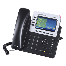 Teléfono IP Empresarial para 4 líneas. Puede agregar hasta 160 BLF (teclas de marcación rápida) con cuatro GXP2200EXT