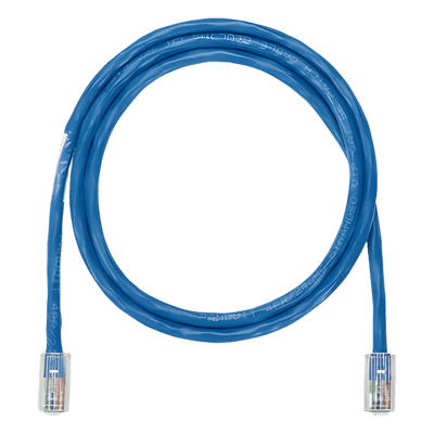 Cable de Parcheo UTP Categoría 5e, con Plug Modular en Cada Extremo - 1 Metro (3.28 Pies) - Azul