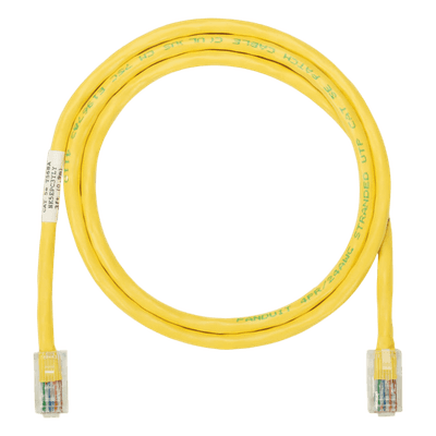 Cable de Parcheo UTP / Cat 5e / 24 AWG / 1.52 m (5 ft) / T568A / Amarillo