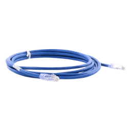 Cable de Parcheo UTP Categoría 6, con Plug Modular en Cada Extremo - 3 Metros (9.84 Pies) - Azul