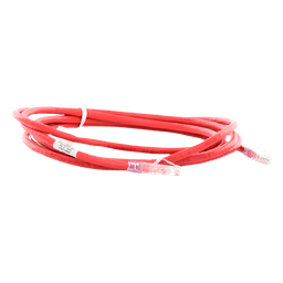Cable de Parcheo UTP Categoría 6, con Plug Modular en Cada Extremo - 3 Metros (9.84 Pies) - Rojo