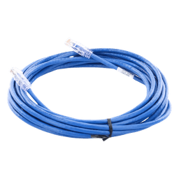 Cable de Parcheo UTP Categoría 6, con Plug Modular en Cada Extremo - 6 Metros (19.69 Pies) - Azul