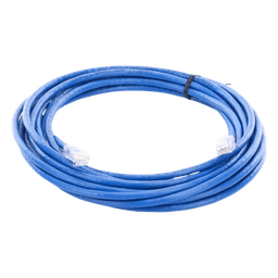 Cable de Parcheo UTP Categoría 6, con Plug Modular en Cada Extremo - 6 Metros (19.69 Pies) - Azul