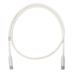 Cable de Parcheo UTP Categoría 6, con Plug Modular en Cada Extremo - 6 Metros (19.69 Pies) - Blanco Mate