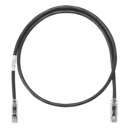 Cable de Parcheo UTP Categoría 6, con Plug Modular en Cada Extremo - 1 Metro (3.28 Pies) - Negro