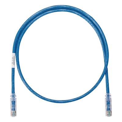 Cable de Parcheo UTP Categoría 6, con Plug Modular en Cada Extremo - 1 Metro (3.28 Pies) - Azul