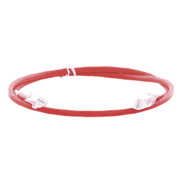 Cable de Parcheo UTP Categoría 6, con Plug Modular en Cada Extremo - 1 Metro (3.28 Pies) - Rojo