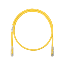 Cable de Parcheo UTP Categoría 6, con Plug Modular en Cada Extremo - 1 Metro (3.28 Pies) - Amarillo