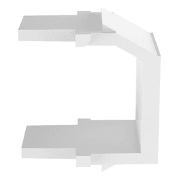Módulo de Tapa Ciega (Inserto Ciego), Tipo Keystone, Color Blanco, 1 Pieza