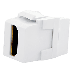 Módulo Acoplador HDMI 2.0, Hembra a Hembra Tipo-A, Categoría 2, Keystone, Color Blanco