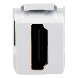 Módulo Acoplador HDMI 2.0, Hembra a Hembra Tipo-A, Categoría 2, Keystone, Color Blanco