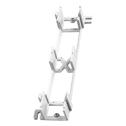 Montaje de Pared para Panel de Parcheo de 12 Puertos, Color Blanco
