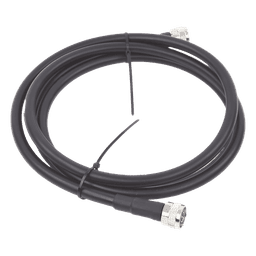 Cable Coaxial de RF / 50 Ω / 2 m (6.56 pies) / Conectores N Macho / Atenuación 19.7 dB/100m a 2.0 GHz