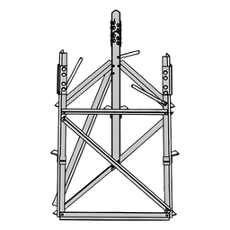 Base para Sección 5 de torre Autosoportada RSL.