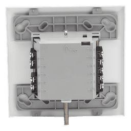Módulo de Doble Relevador / 2 Relevadores Forma C / Conexión 2 Hilos / LED Supervisado Verde/Rojo / Direccionamiento Rotatorio / Compatible Paneles Análogos-Direccionables