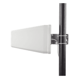 Antena Direccional / Banda Ancha 698-960 MHz / 1695-2700 MHz / Ganancia 8.1 / 10.6 dBi / Conector N Hembra / 50 Ohm / Montaje Inclinable y Giratorio