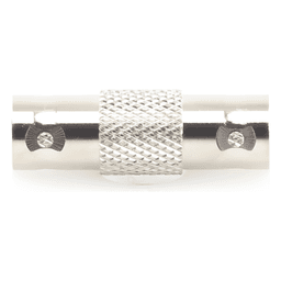 Adaptador Coaxial Tipo Barril / BNC Hembra a BNC Hembra / 75 Ohm / Níquel-Oro-Teflón / 32.5 mm Largo