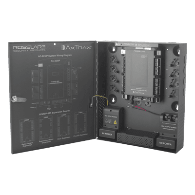 Controlador de acceso para 4 lectoras / Expandible a 56 Lectoras / Compatible con Sistema de Elevadores / 100,000 Usuarios