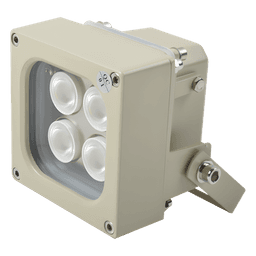 Iluminador LED de Alta Potencia | Luz Blanca | 10 Metros de Iluminación | Cobertura 120° | IP66 | Bajo Consumo de Energía | Fotocélula Incorporada | Soporte en “U” | Carcasa de Aluminio | Alta Transmitancia de Luz.