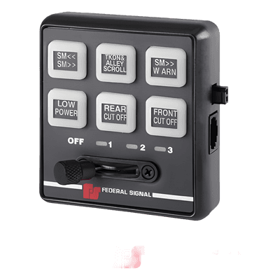 Controlador serial de 6 botones para barras de luces