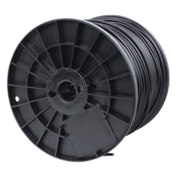 Bobina de 305 Metros (1000 Pies) Cat5e con Gel para Exterior, Color Negro, para Aplicaciones en Sistemas de Redes de Datos y Cableado Estructurado. Uso Intemperie.