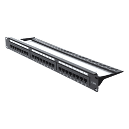 Panel de Parcheo Punchdown / 24 Puertos / Cat6A / 19 Pulgadas (48.26 cm) / 1U / UTP / T568A-T568B